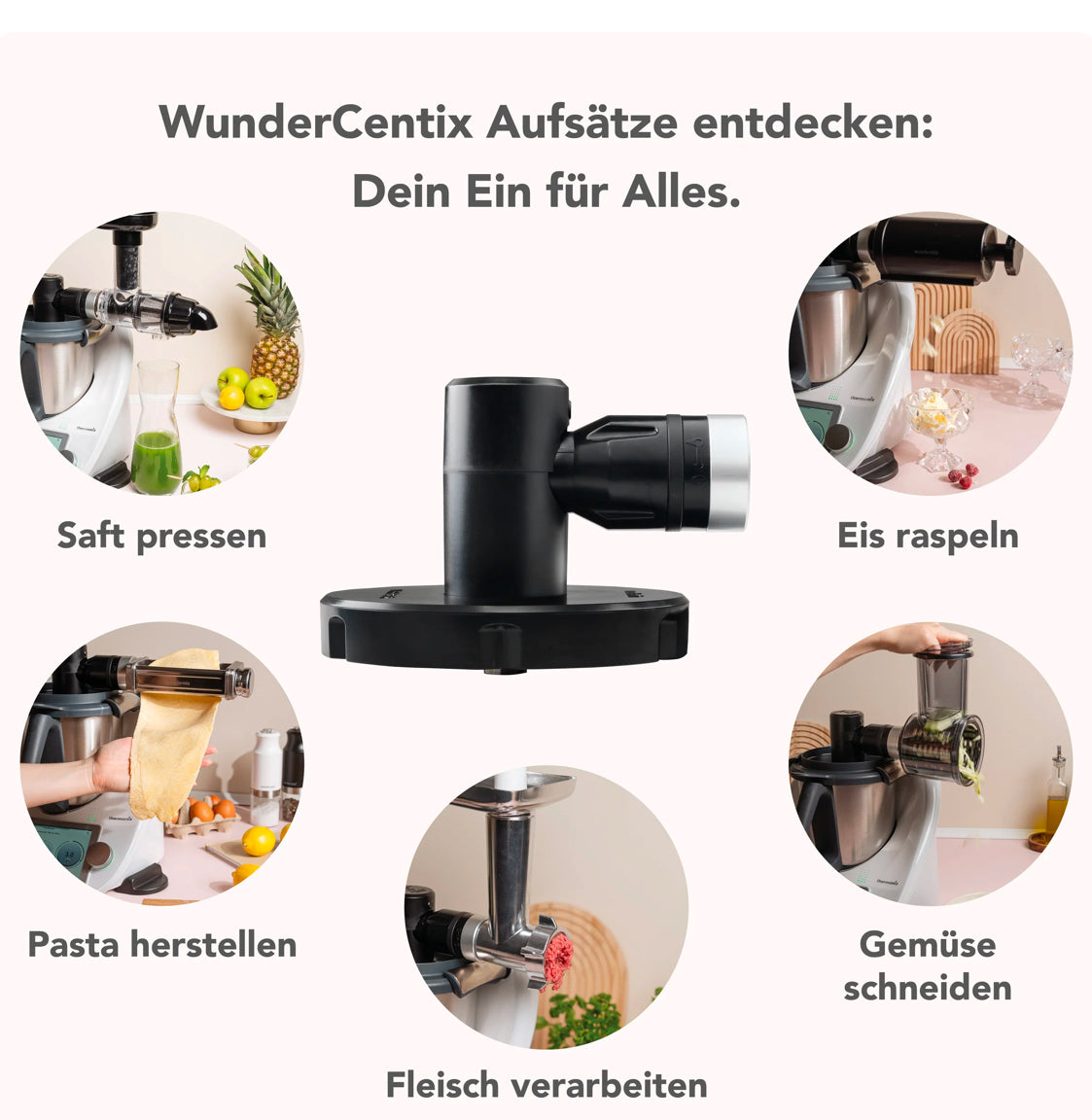 Flockenquetsche für WunderCentix® & Kitchenaid. 500g Hafer-Körner von unserer Mühle Gratis!