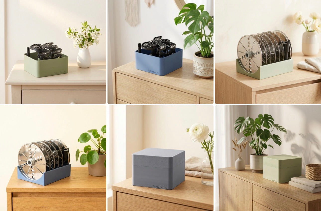 Buddy #1 Maximal organisiert Minimaler Platzbedarf-Arctic Blue,Pistachio Green,Midnight Black,Stone Grey