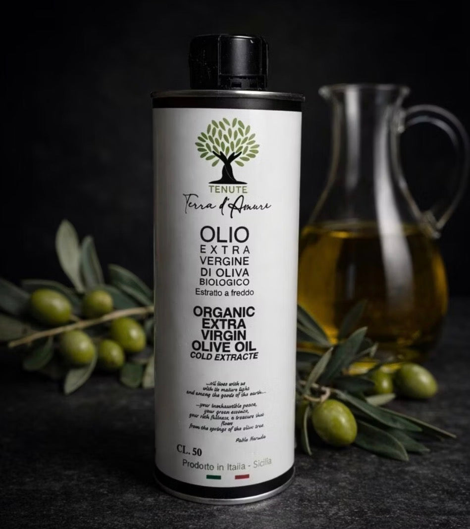 Bio Olivenöl aus Sizilien italienisches 500ml Olivenöl Bio kaltgepresst