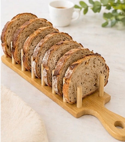 Taco- & Brot-Halter aus Bambus – platzsparend servieren. Stylisch, praktisch und vielseitig: Der Bambus-Halter sorgt für Ordnung auf deinem Tisch – perfekt für Tacos, Brot oder Snacks.
