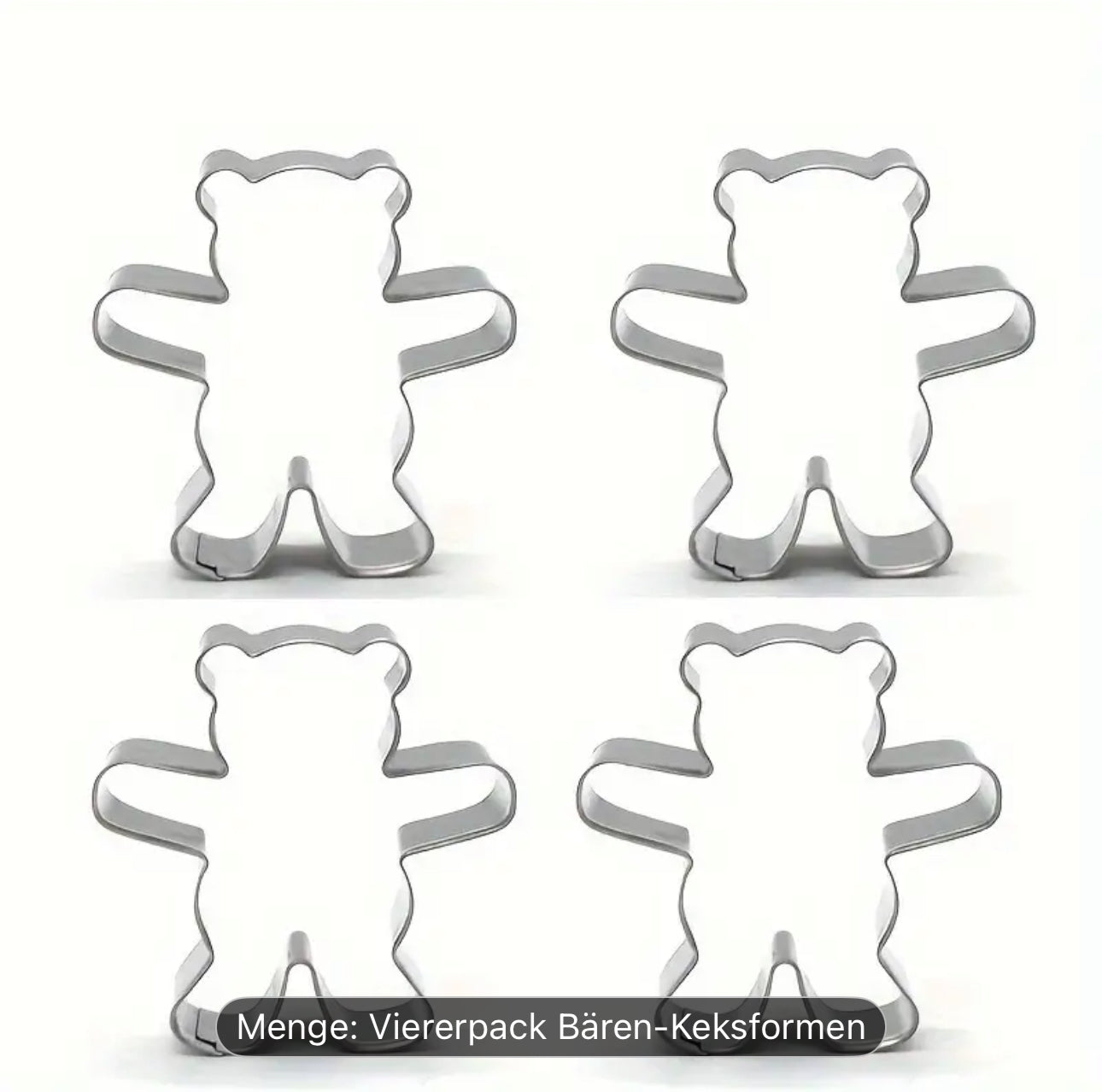 Bären-Ausstecher-4er Set
