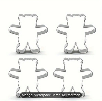 Bären-Ausstecher-4er Set