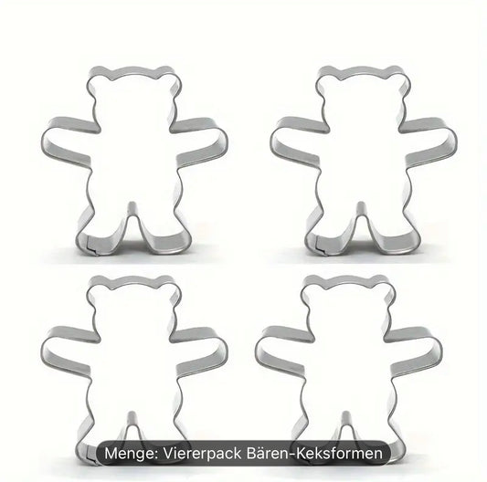 Bären-Ausstecher-4er Set