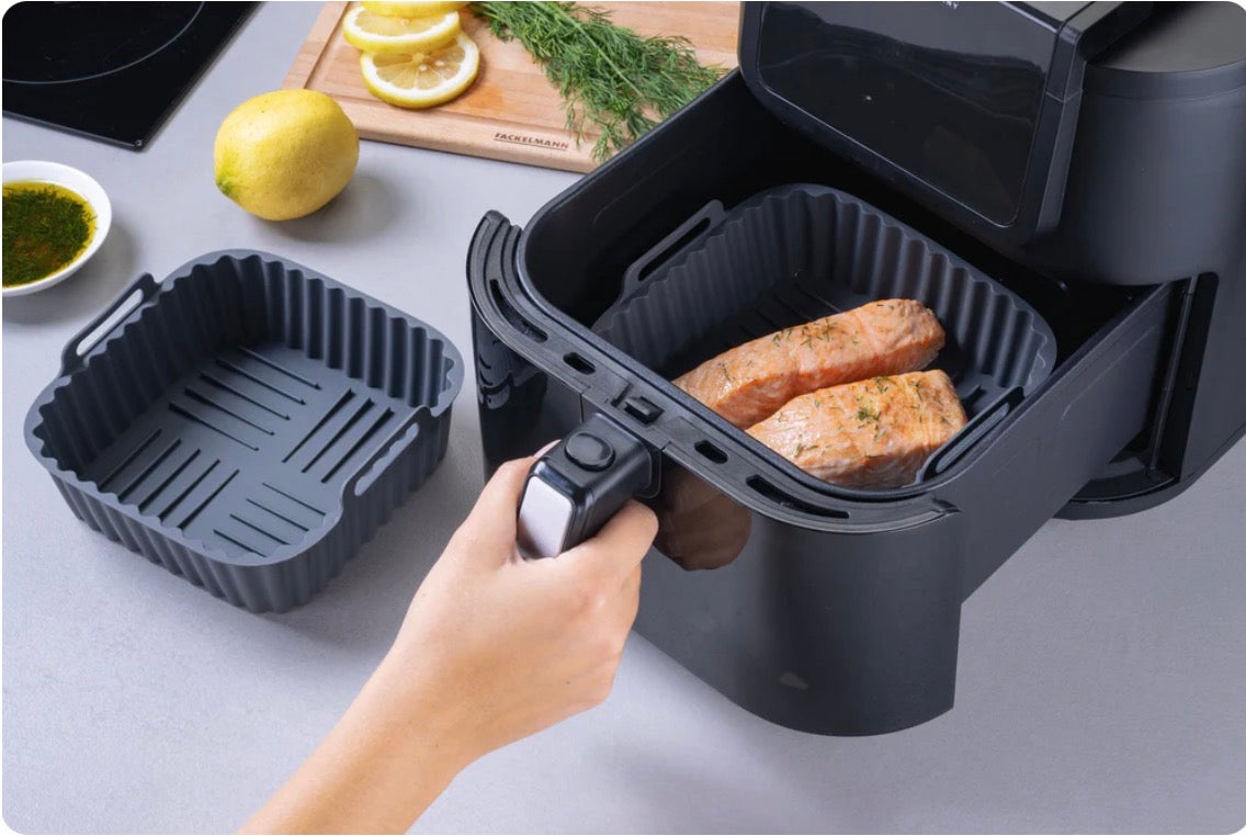 Airfryer Silikonform 15×15 cm für Heißluftfritteuse