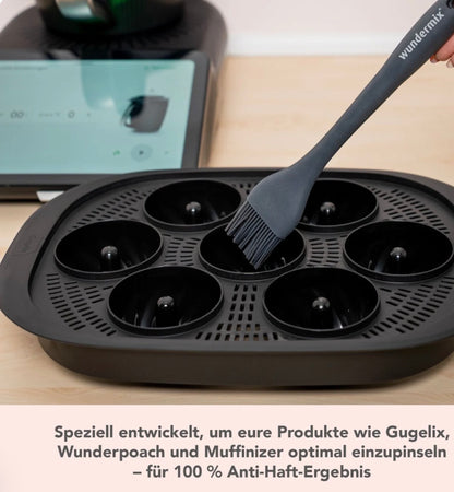 WunderBake | Silikonpinsel für Backformen, Grill & Küchenzubehör