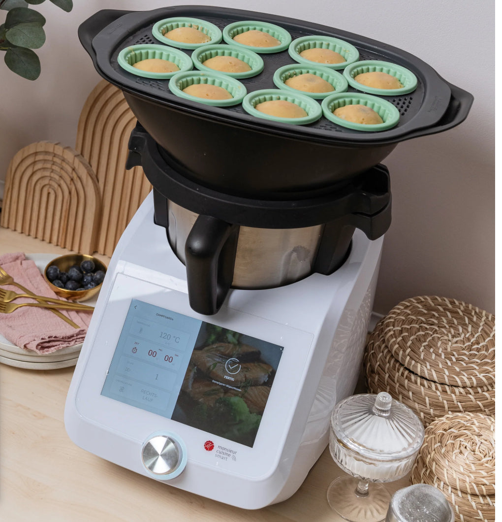 Muffinizer® | inkl. 10 Förmchen für Monsieur Cuisine Smart, Trend, Connect