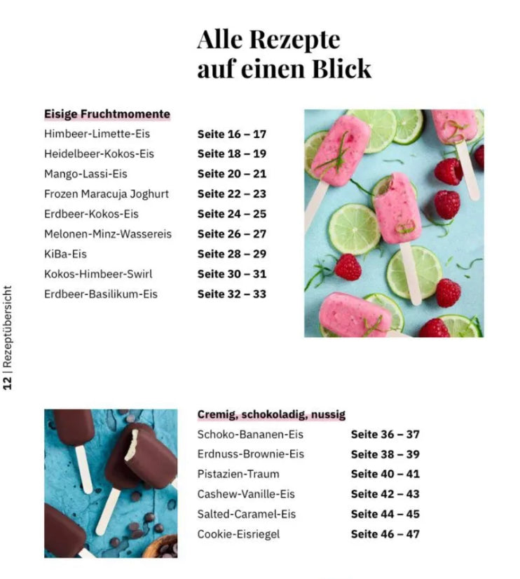 „Eis dich glücklich“ – Das Rezeptbuch für deinen Thermomix®*
Eisgenuss ohne schlechtes Gewissen! Entdecke über 30 fitgemixte Rezepte – von fruchtigen Sorbets über cremiges Vanilleeis bis hin zu veganen und Low-Carb-Varianten. Alles ohne Industriezucker!