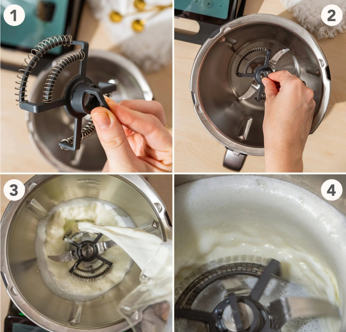 Milkimizer Milchschäumer für Monsieur Cuisine -Made in Germany-