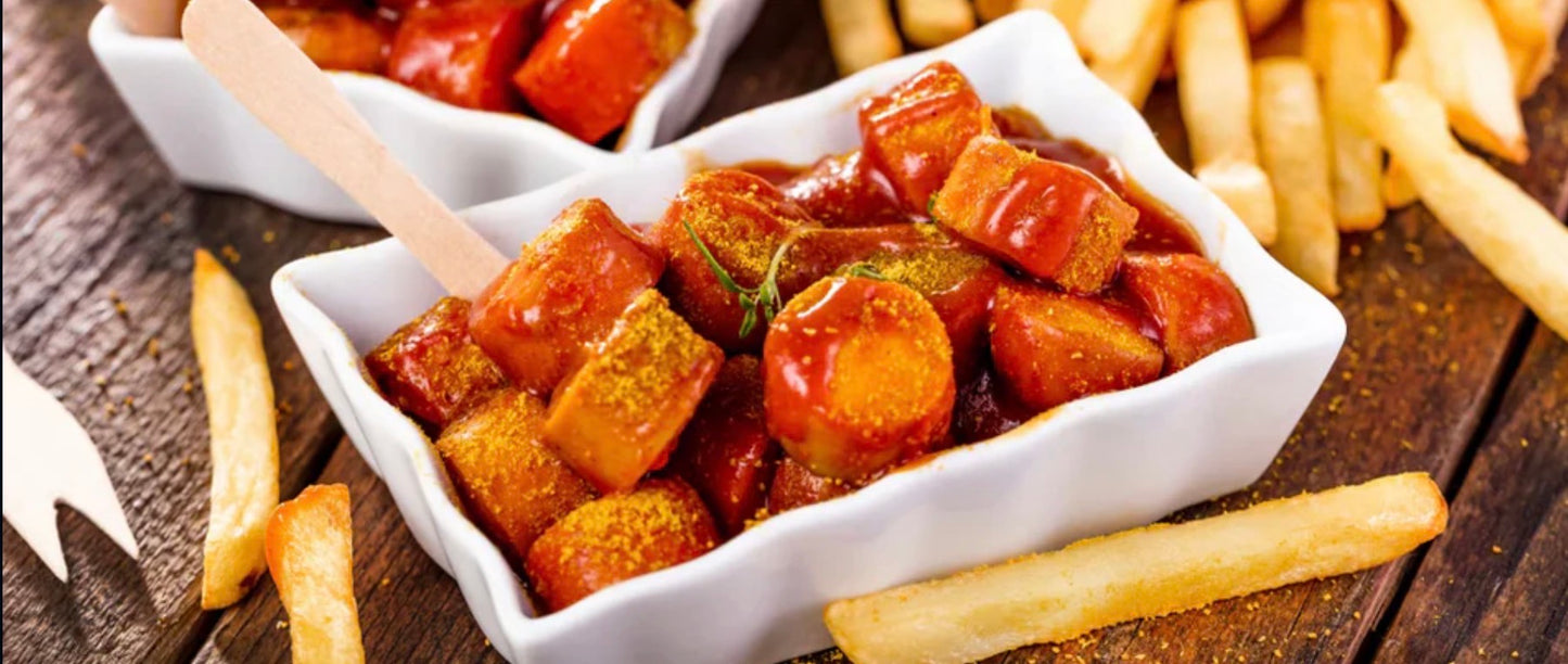 Wurst Gold - Der Kultgeschmack für deine Currywurst. 120g Gewürzmischung liebevoll per Hand abgefüllt! Wird wöchentlich frisch von der Gewürzmühle (5km von uns)abgefüllt! Im Quadrat Glas