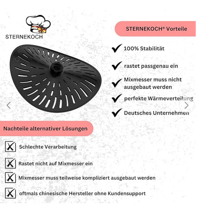 STERNEKOCH Messerabdeckung für Monsieur Cuisine Smart, Trend, Connect