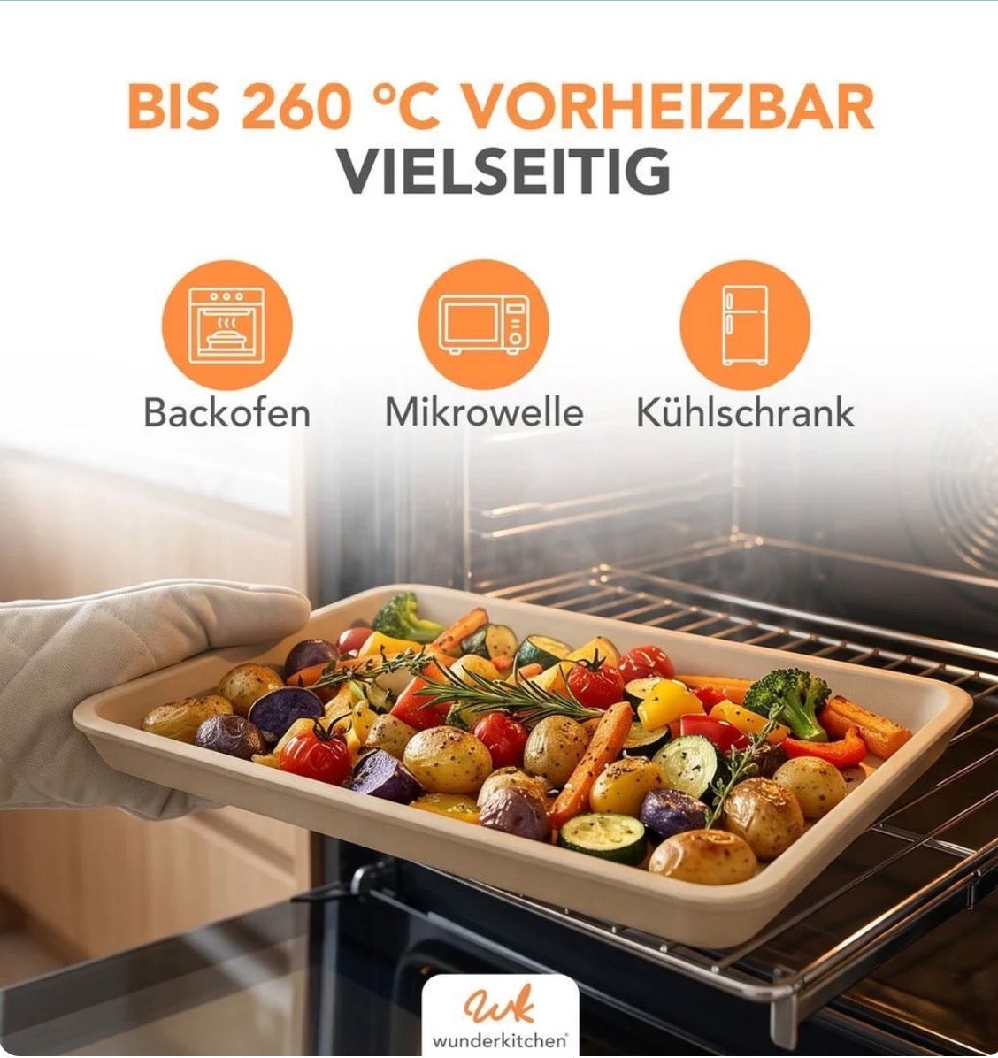 WunderKitchen® | Stoneware Backblech (41×30,5 cm)