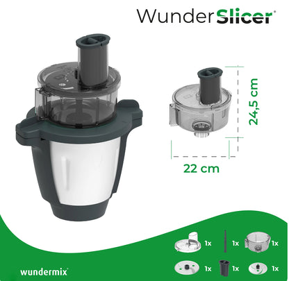 WunderSlicer®️ Gemüseschneider für Monsieur Cuisine Connect, Trend & Smart