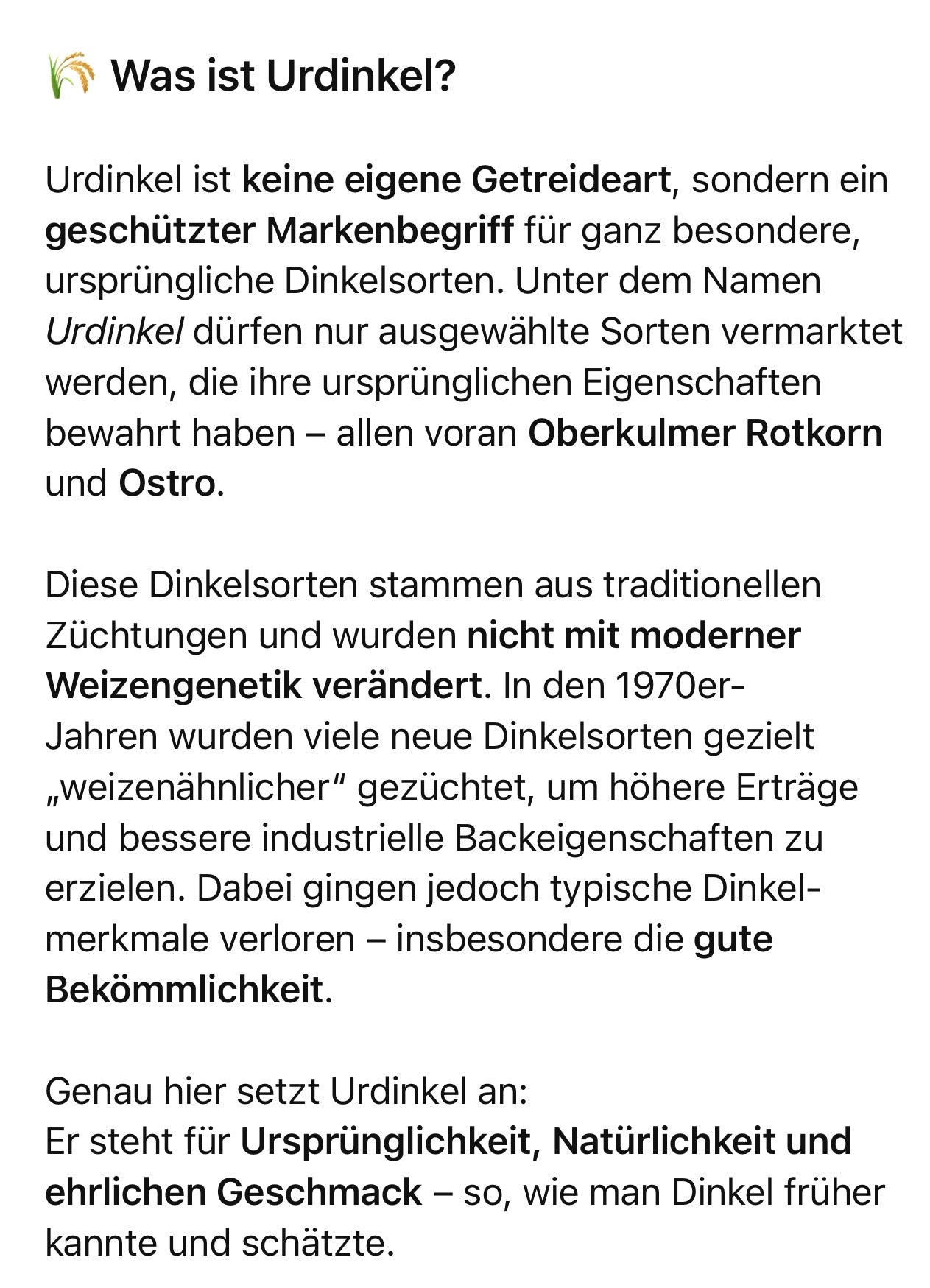 UrKruste Dinkelbrot wie aus der Backstube-wie zu Omas Zeiten-Wird wöchentlich frisch von der Nachbarsmühle abgefüllt! 1000g