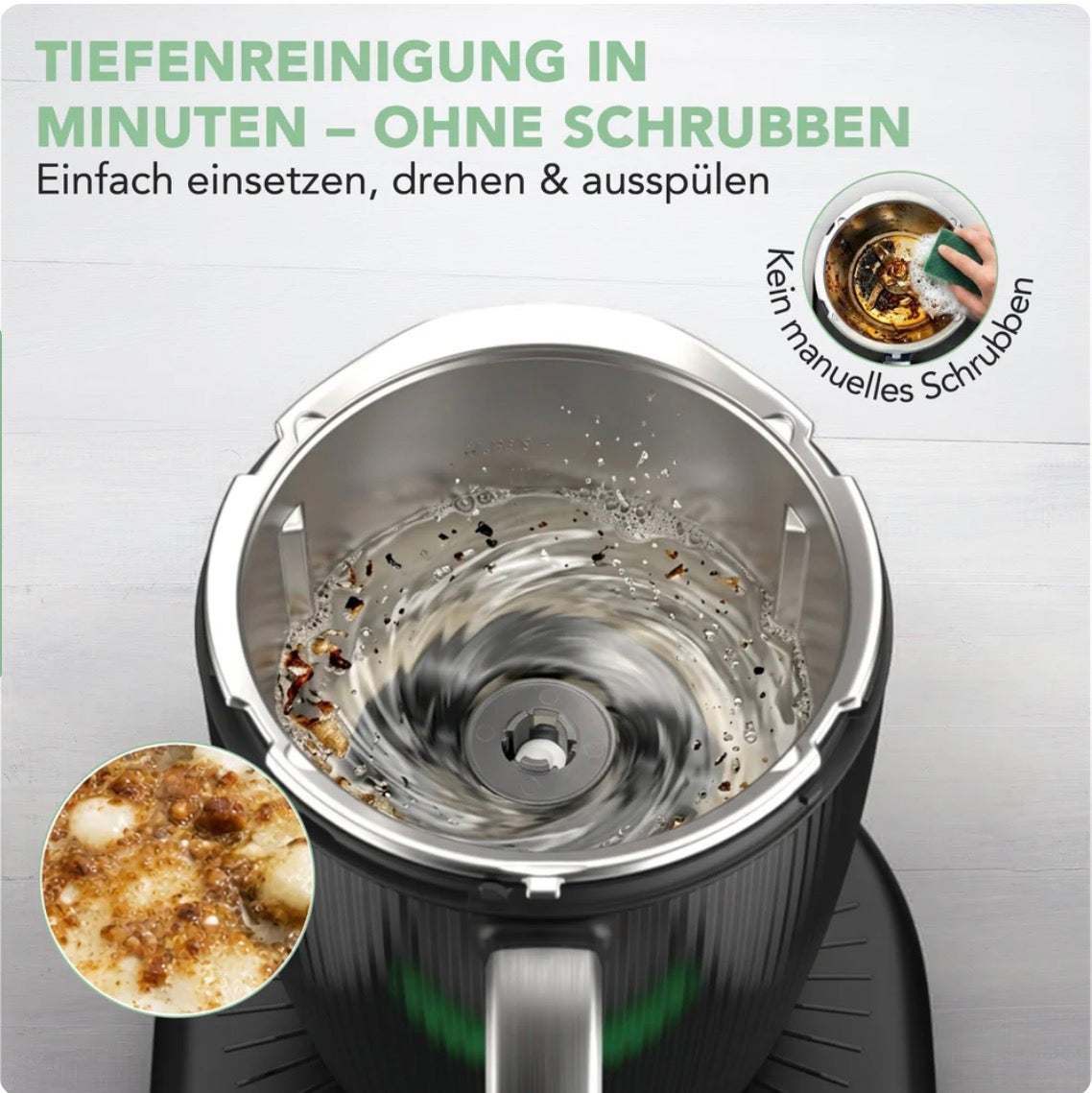 WunderBrush® Spin | Mixtopf-Reinigungsbürste für Thermomix TM7, TM6, TM5
