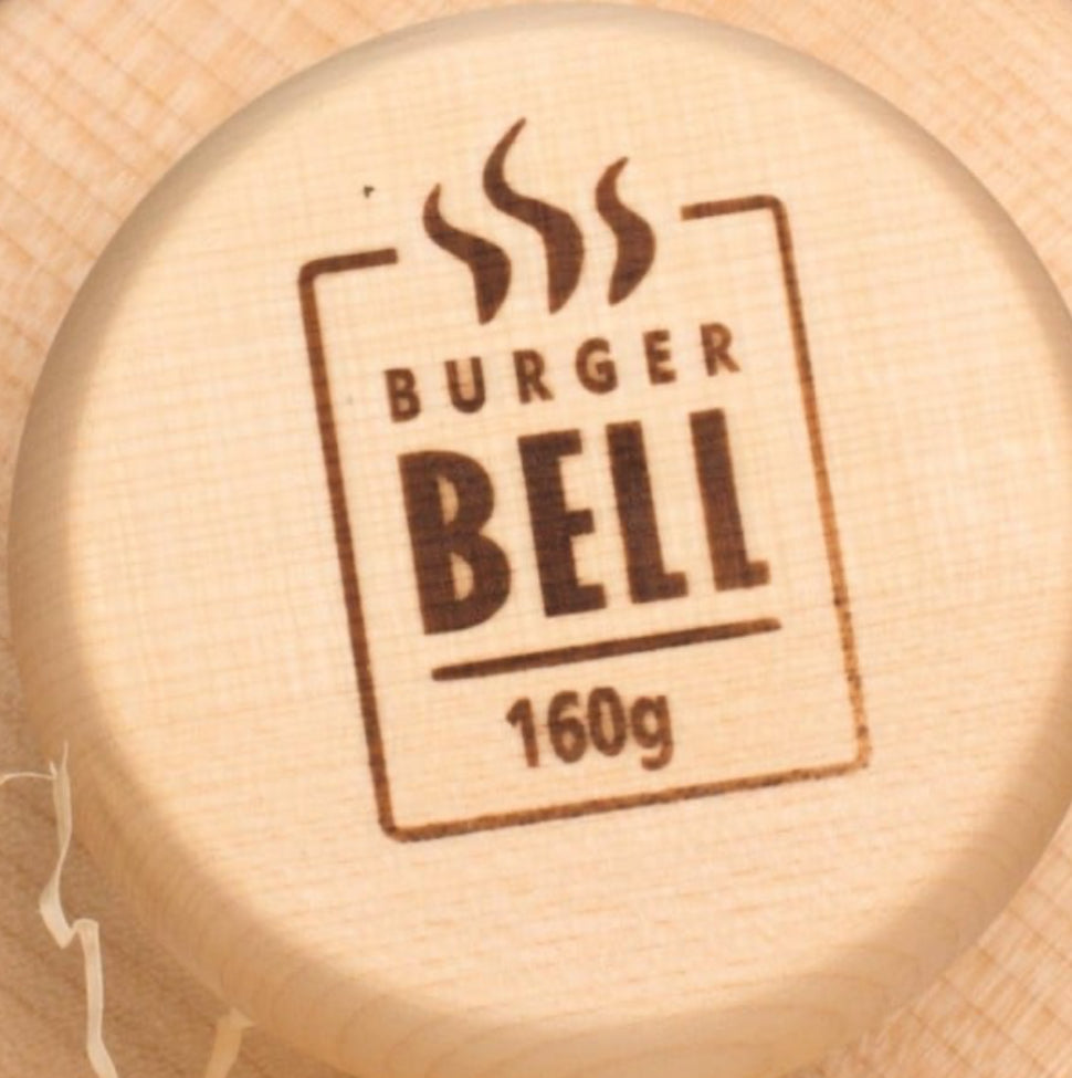 Der Burger Bell 160g-Perfektion für deine Burger ! Ein fränkisches Original, mit Rezeptheft. Inkl. Antihaft-Trennblätter 100Stück!