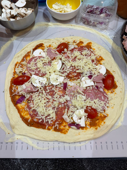 Pizzaballen-Box mit Deckel 40x30x7cm