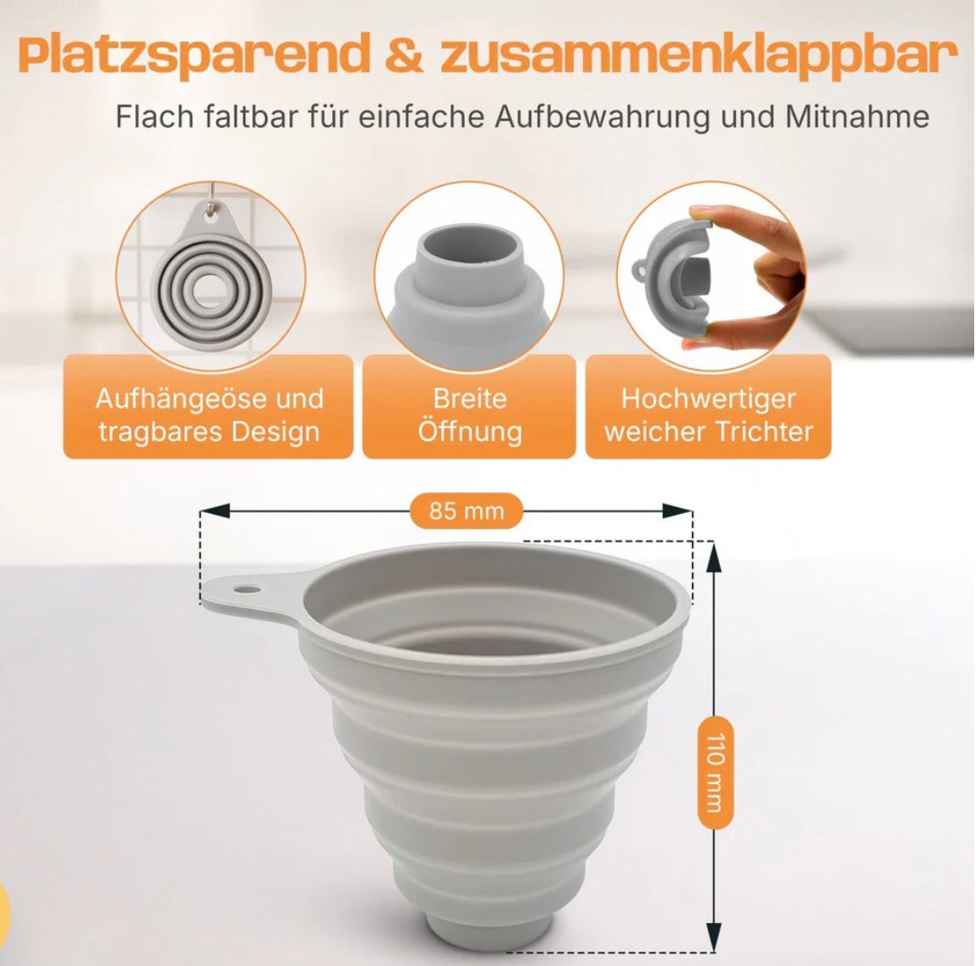 Silikon-Trichter für Monsieur Cuisine Smart, Connect, Trend & Compact