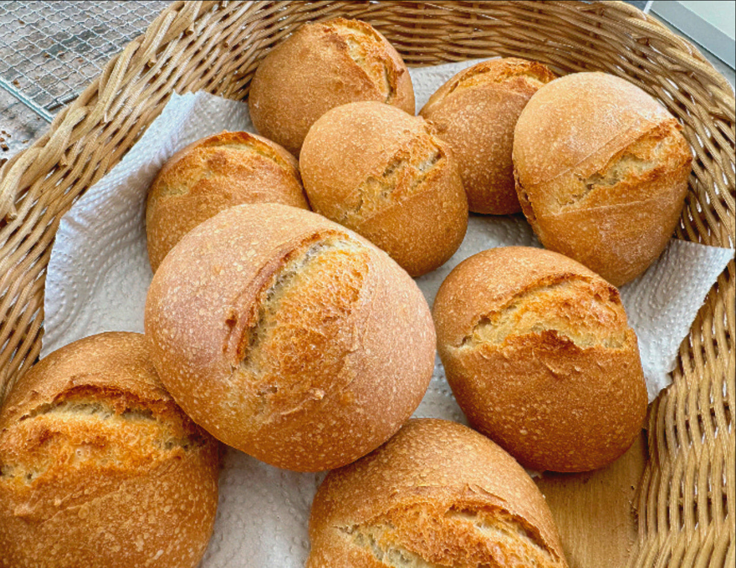 Meine Dinkel Brötchen 510g Backmischung aus frisch gemahlenen Dinkelmehl und per Hand liebevoll von meiner Mühle abgefüllt.