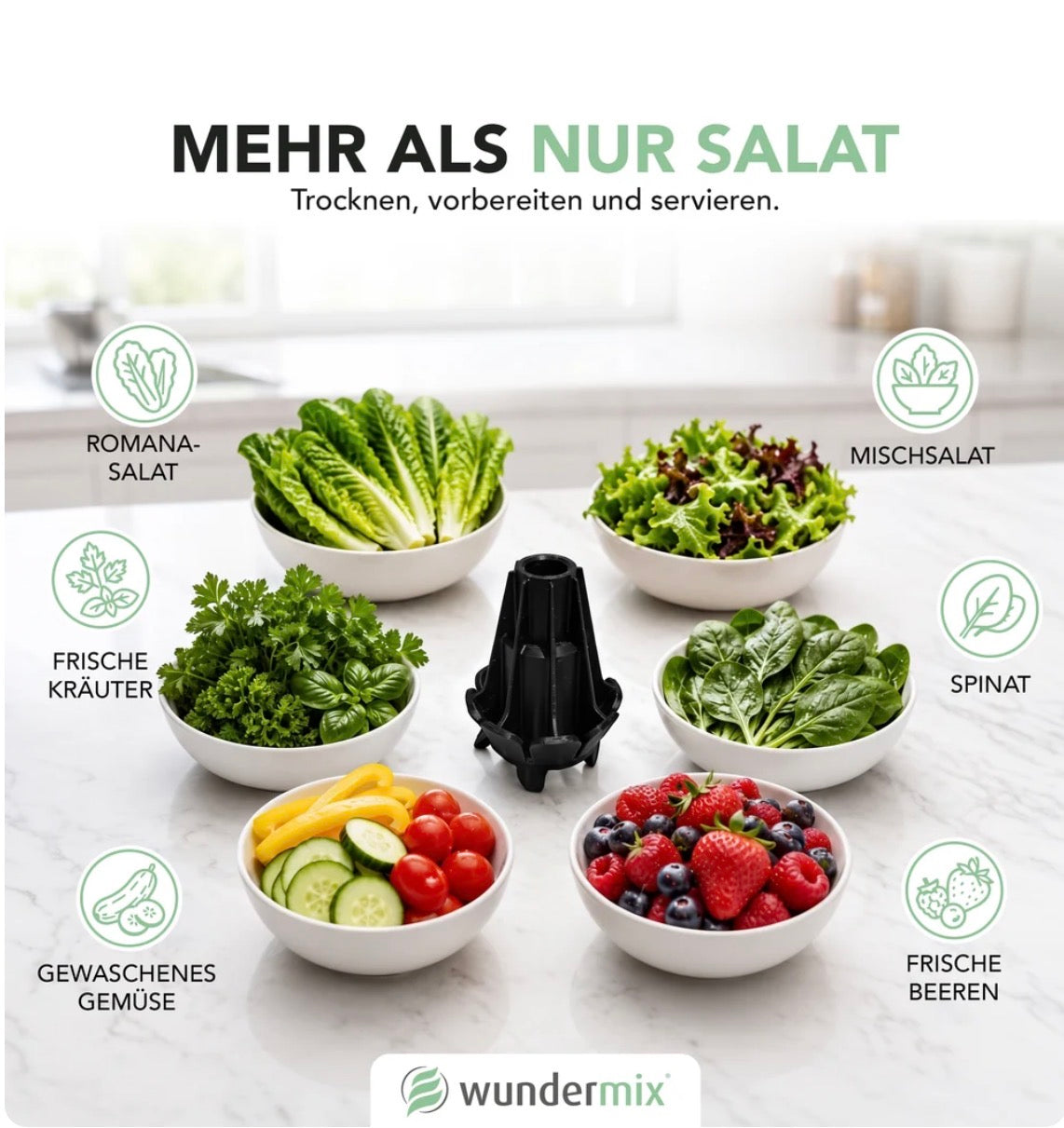 SalatBuddy | Salatschleuder für Bosch Cookit