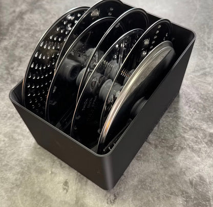 Buddy Box M & Buddy Disc Butler - Set-Maximal organisiert Minimaler Platzbedarf-Arctic Blue,Pistachio Green, Midnight Black, Stone Grey
