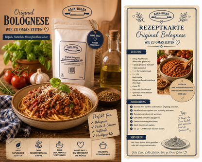 Original Bolognese Gewürzmischung – ohne Salz, 250g echte Bolognese Liebe-Rezept in der Beschreibung