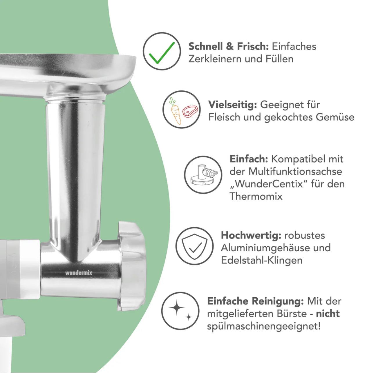 WunderCentix® | Starter-Set "Fleischwolf" für TM6, TM5