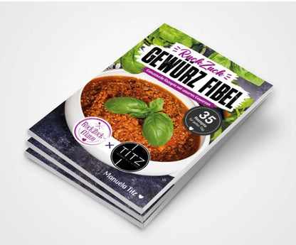 RuckZuck Gewürz-Fibel | 35 genussvolle Rezepte mit TITZ Gewürzen | Manuela Titz/Lieferdatum: 13.11.-15.11.2026