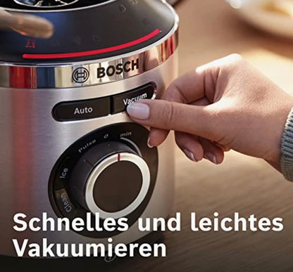 BOSCH MMBV621M VitaMaxx Standmixer Silber (1000 Watt, 1.5 l)Vakuumieren