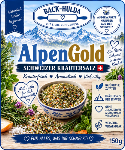 🏔️ AlpenGold – Schweizer Kräutersalz 🌿 Im Glas.Vorbestellung,lieferbar in ca.3 Wochen