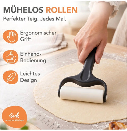 RollPro® V2 | Teigroller mit zwei unterschiedlich großen Walzen & Aufsätze
