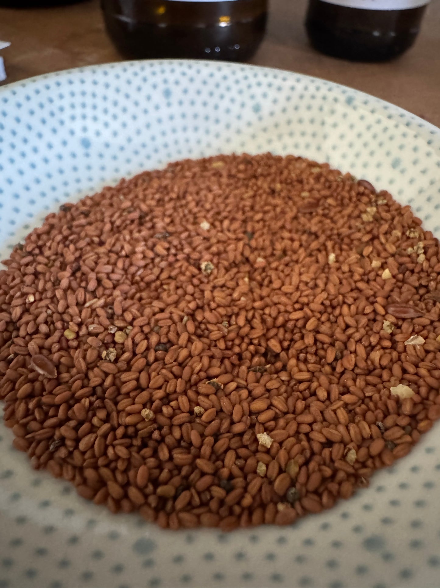 Fränkisches Bio-Leindotteröl-Kaltgepresst & Naturbelassen-frisch abgefüllt in 0,1 Glasflasche. Biokontrollstelle: DE-ÖKO-006