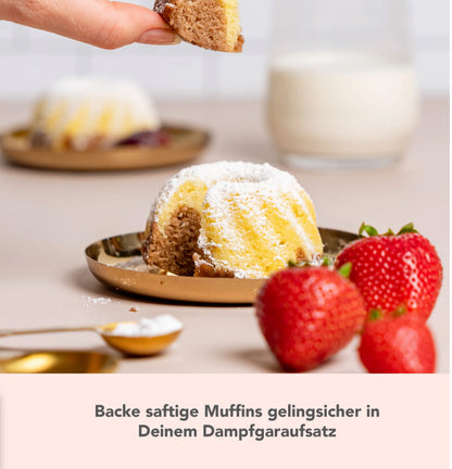 Muffinizer® | inkl. 10 Förmchen für Monsieur Cuisine Smart, Trend, Connect