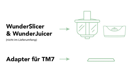 Umsteiger-Set für WunderJuicer® & WunderSlicer® auf Thermomix TM7. Vorbestellung-Versand ab Mitte Dezember 2025