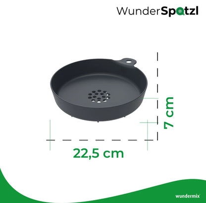 WunderSpatzl®️ Spätzlereibe für Thermomix,Thermomix-Friend & Monsieur Cuisine & 1000g Spätzlemehl aus der Mühle-Für hausgemachten Genuss wie bei Oma