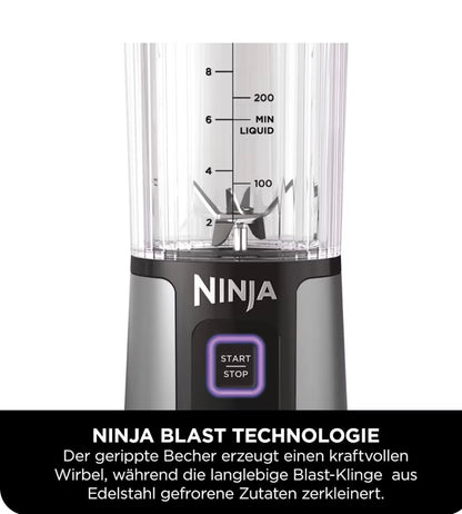 Ninja Blast Kabelloser Mixer. Farbe Schwarz