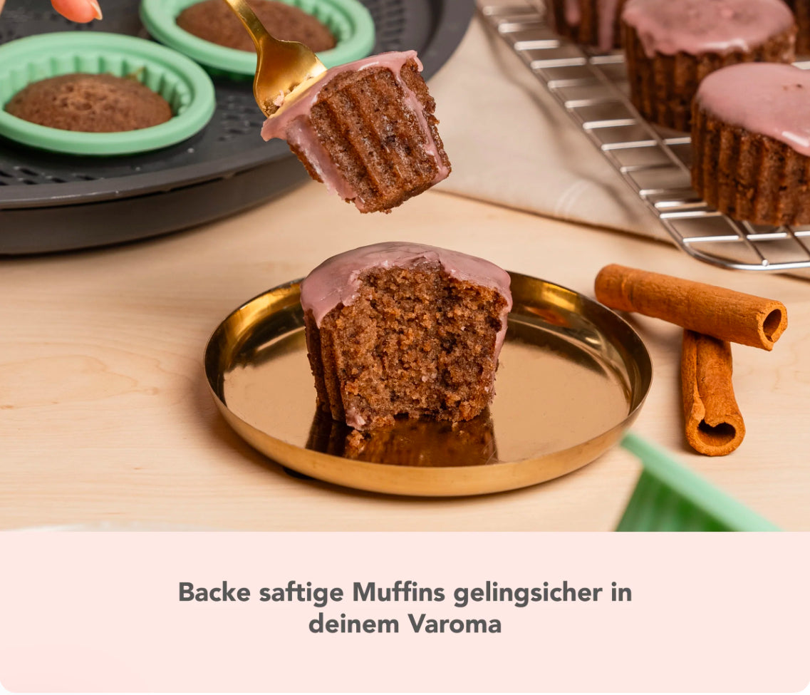 Muffinizer® | Backform für Thermomix TM6, TM5, TM31, verschiedene Muffinförmchen im Shop erhältlich.