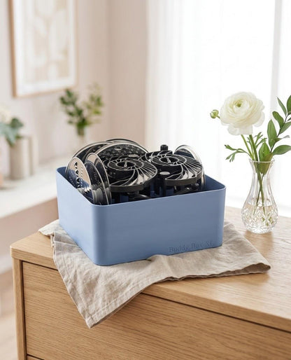 Buddy Box L-Das Organisationstalent! Maximal organisiert Minimaler Platzbedarf-Arctic Blue, Pistachio Green,Midnight Black,Stone Grey