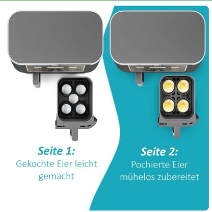ZauberFry | 2-in-1 Pochiereinsatz und Eierkocher für Ninja AF400EU, AF451EU, AF500DE und SL400EU