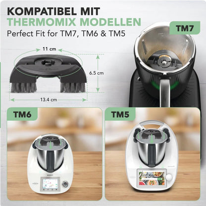 WunderBrush® Spin | Mixtopf-Reinigungsbürste für Thermomix TM7, TM6, TM5