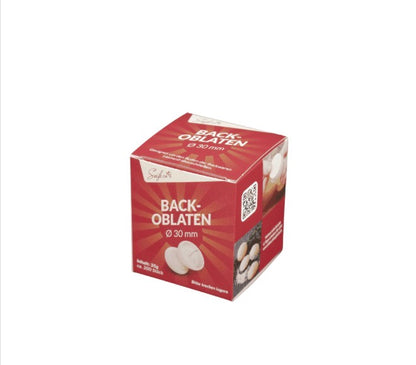 Lebkuchenglocke®️ 3 cm (inkl. Rezeptheft & Anleitung) & Oblaten Ø 30mm.