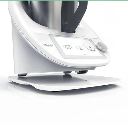 KitchenSlider®️M, V2 Plus, Alpine White-Premium-Gleitbrett für Thermomix TM6, TM5, 15 Jahre Herstellergarantie. Perfekt für den neuen TM6 Snow!