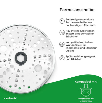 Parmesanscheibe aus Hochwertigem Edelstahl,für WunderSlicer Gemüseschneider