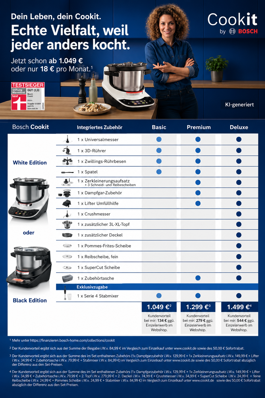 Bosch Cookit®️Mega-Doppel-Deal-auf Anfrage erhältlich.