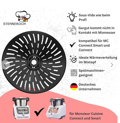 STERNEKOCH Messerabdeckung für Monsieur Cuisine Smart, Trend, Connect