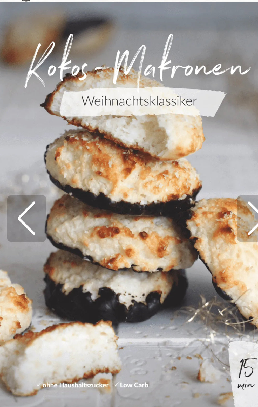 Weihnachten neu erleben-köstlich und zuckerfrei! „Winterlieblinge by fitgemixt.“ Alle Rezepte lassen sich auch ohne Thermomix®️ leicht herstellen