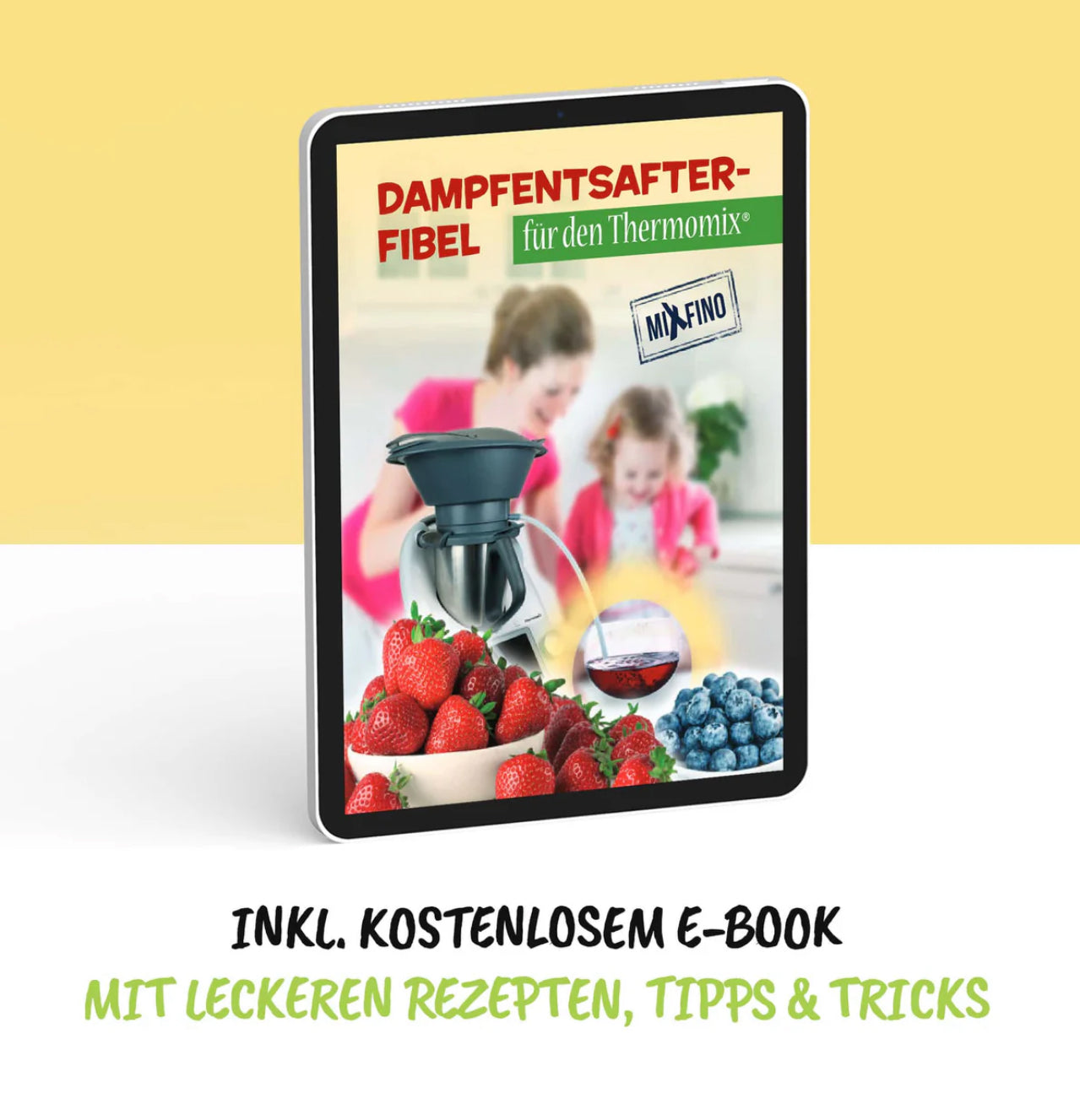 Dampfentsafter-Aufsatz von MixFino® für Thermomix TM6, TM5, TM31 und TM Friend