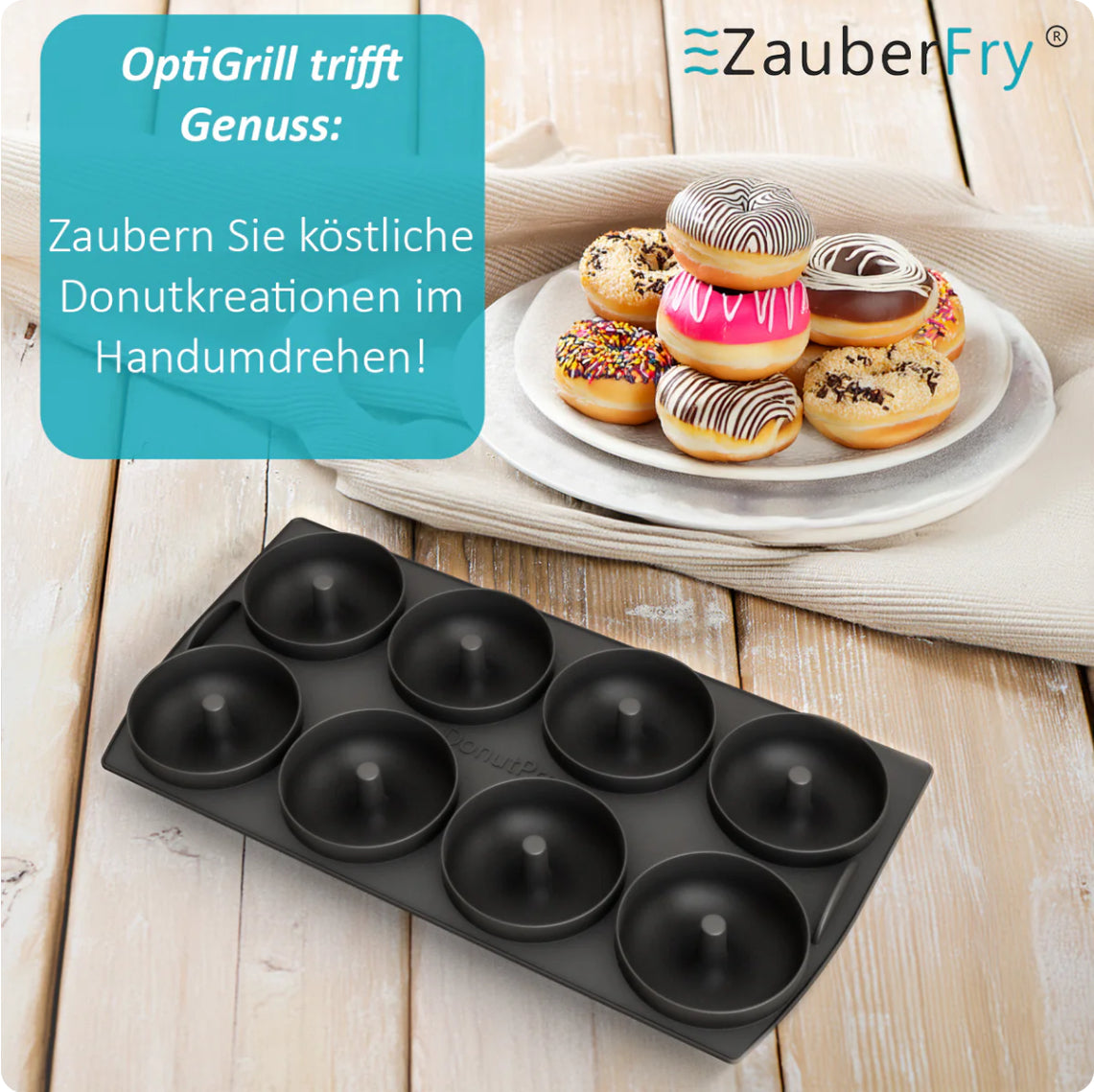 ZauberFry - Donuteinsatz für OptiGrill XL