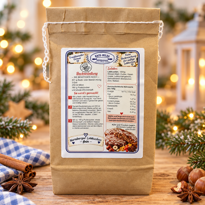 Nürnberger Lebkuchen-Backmischung „Fein“ 1000g