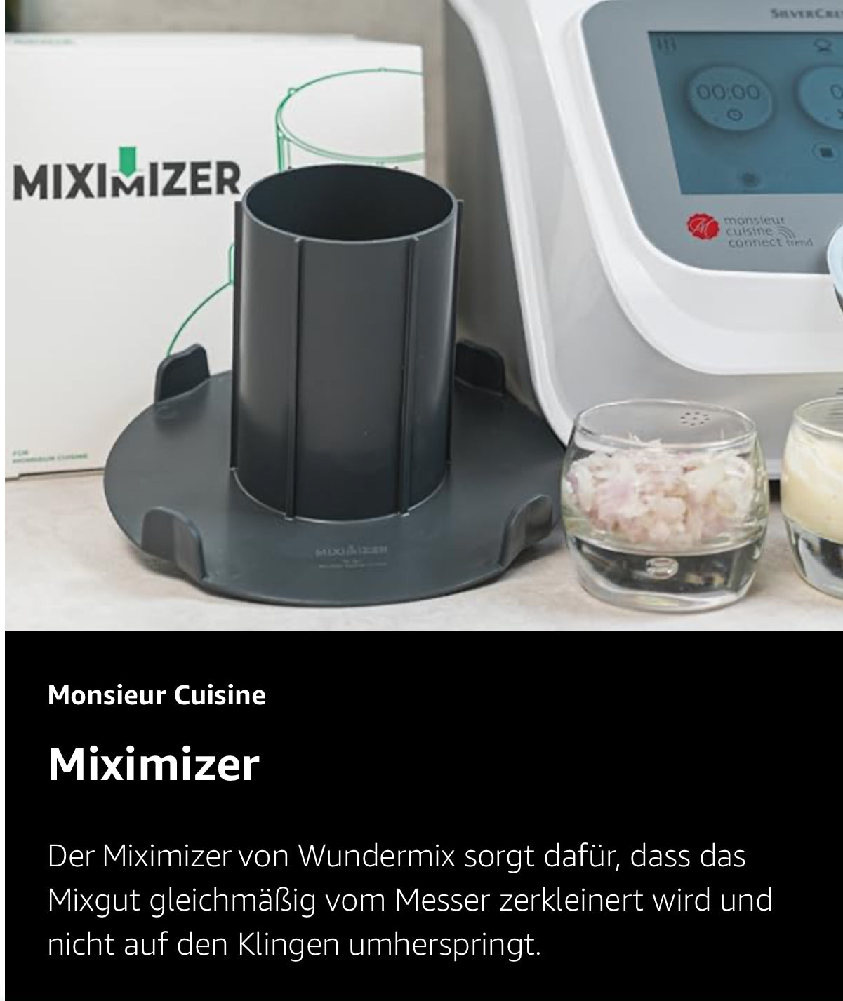 Wundermix-Miximizer®️/ Mixtopf-Verkleinerung für Monsier Cuisine Connect, Trend und Smart