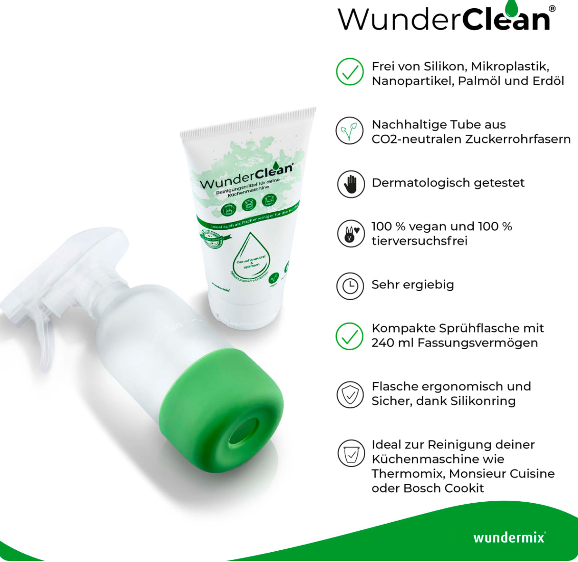 WunderClean «Starter-Set» | Reiniger + Sprühflasche